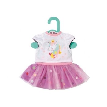 Zapf Dolly Moda - Eenhoorn T-shirt met tutu 36cm