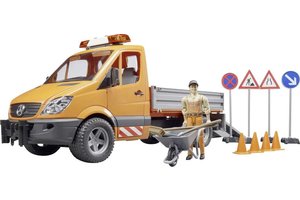 Bruder Mercedes-Benz Sprinter wegenwerken + accessoires