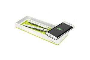 Esselte Leitz WOW Desk organiser inductie oplader - groen/wit