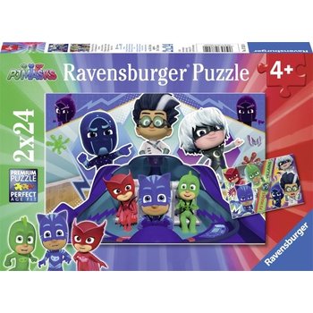 Ravensburger Puzzel (2x24stuks) PJ Masks komen ter hulp