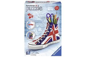 Ravensburger 3D Puzzel (108stuks) - Sneaker Union Jack