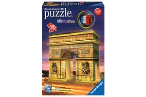 Ravensburger 3D Puzzel (216stuks) - Arc de Triomphe - Night Edition