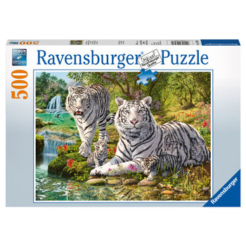 Ravensburger Puzzel (500stuks) - Witte roofkatten