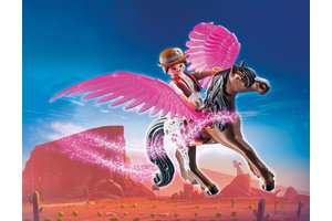 Playmobil PM The Movie Marla en Del met gevleugeld paard