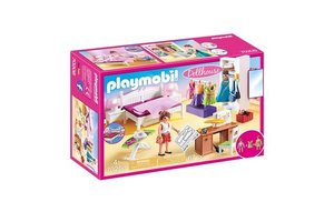 Playmobil PM Dollhouse - Slaapkamer met mode ontwerphoek 70208