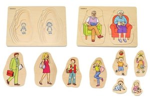 Inlegpuzzel (40stuks) - Oma & Opa