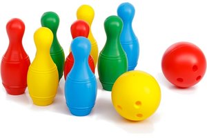 Maxi Bowling Set (8 kegels + 2 ballen)