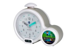 Kid'Sleep Clock 2-in-1 (wekker & slaaptrainer) - wit/grijs