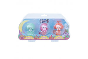 Giochi Preziosi Glimmies Aquaria figuurtje 6cm - 3-pack