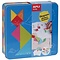 Apli Kids Sticker Spel metalen doos "Tangram"