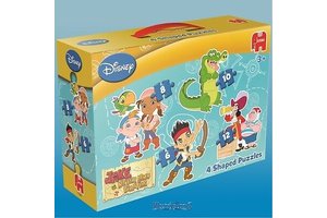 Jumbo Puzzel 4in1 Jake &TNP