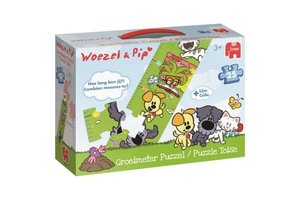 Jumbo Woezel en pip groeimeter