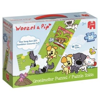 Jumbo Woezel en pip groeimeter