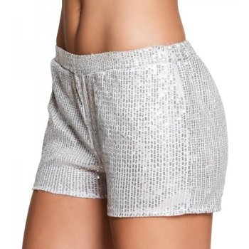 Hotpants Sequins zilver