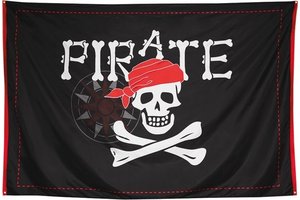 Piratenvlag (polyester) XXL (200x300cm)