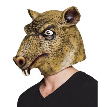 Hoofdmasker (latex) - Rat