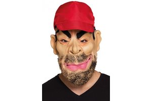 Gezichtsmasker (latex) - Trucker met pet