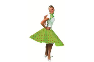 Rock 'n Roll Rok Fluo Groen (rode bollen)