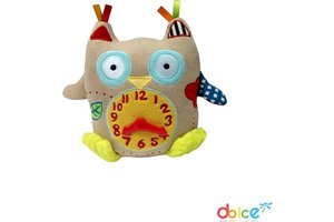 Dolce Toys - Klok (activiteitenknuffel)