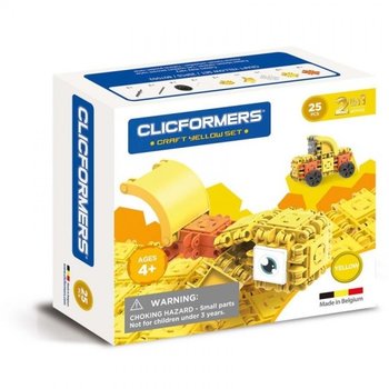 Clics Clicformers - Craft Set Geel 2-in-1 (25stuks)