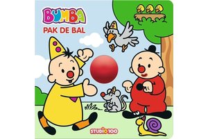 Bumba - Pak de bal (kartonboek met rollende bal)