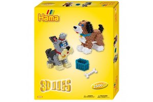 Hama Medium Gift Box - 3D Honden 2500stuks