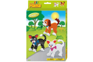 Hama Hanging Box (strijkkralenset) - Hond & Kat 2000stuks