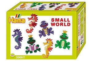 Hama Small World (strijkkralenset) - Zeepaard/kikker 2000stuks