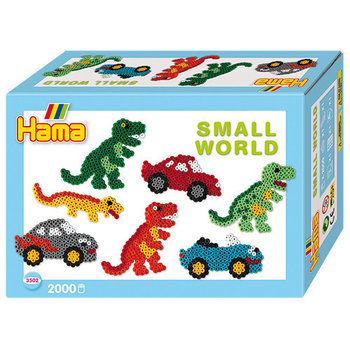 Hama Small World (strijkkralenset) - Dino/auto 2000stuks