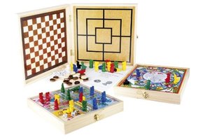 421 Game in beukenhouten box