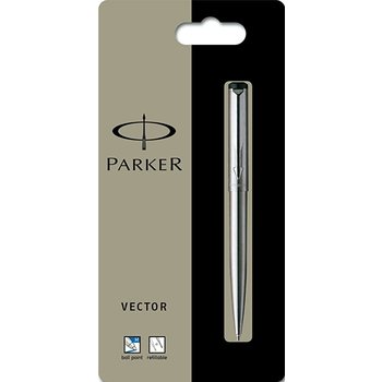 Parker Balpen Vector Steel (medium)