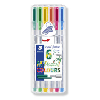 staedtler Box Triplus Color PASTEL 1.0mm - 6stuks