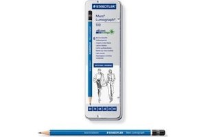 staedtler Potlood Mars Lumograph - 6stuks