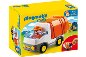 Playmobil PM 1.2.3 - Vuilniswagen 6774