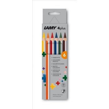 Lamy Lamy 4plus kleurpotloden - 6stuks