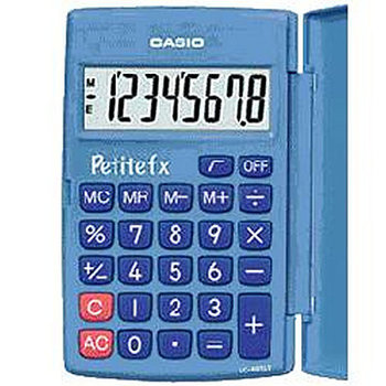 Rekenmachine Casio basis - blauw - t Klavertje Vier