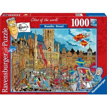 Ravensburger Puzzel (1000stuks) - Fleroux - Cities of the world, Brussel