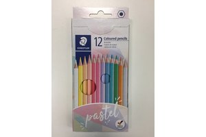 staedtler Staedtler Kleurpotloden "Pastel" zeskantig - 12stuks