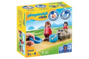 Playmobil PM 1.2.3. - Hondentrein