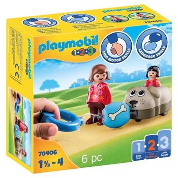 Playmobil PM 1.2.3. - Hondentrein