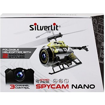 Nano Spy Cam Helikopter - zilver