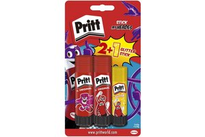 Pritt Lijmstift "Original"  2x43gr + 1x20gr "Glitter"