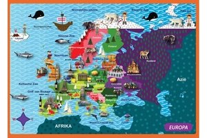 Puzzel Mapedia (100stuks) - Europa