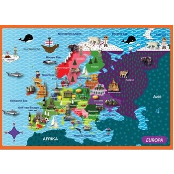Puzzel Mapedia (100stuks) - Europa