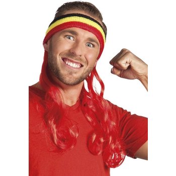 Hoofdband België met rood haar