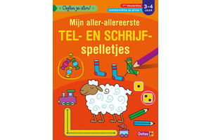 Deltas Oefen je slim! Mijn aller-allereerste tel- en schrijfspelletjes (3-4jaar)