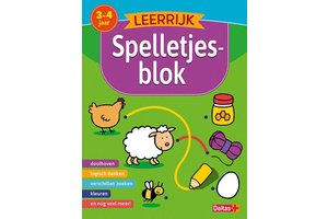 Deltas Leerrijk spelletjesblok (3-4jaar)