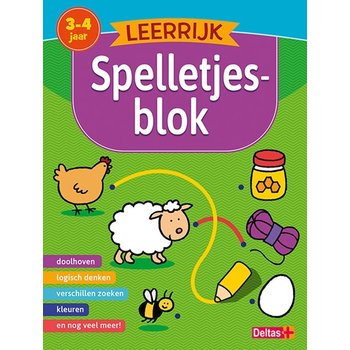 Deltas Leerrijk spelletjesblok (3-4jaar)