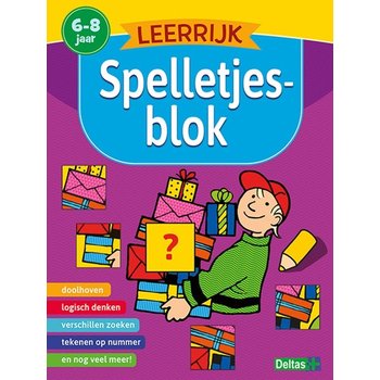 Deltas Leerrijk spelletjesblok (6-8jaar)