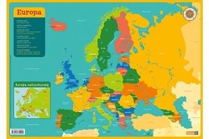 Deltas Educatieve onderleggers - Kaart Europa